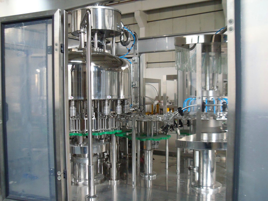 PET Bottle Mineral Water Filling Machine , Beverage Filling Plant with 6 Capping Head