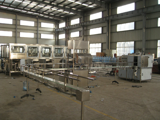 1200BPh High Speed 5 Gallon Water Filling Machine Line for Plastic Barrel / Jar