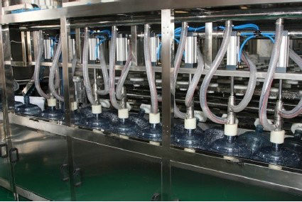 Full Automatic Aseptic Electric 5 Gallon Water Filling Machine / Machinery 220V / 380V 3 Head