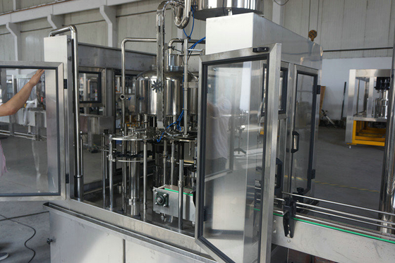 Olive Oil / Lube Oil Filling Machine for PET / Glass Bottle or Can , Rotary Type