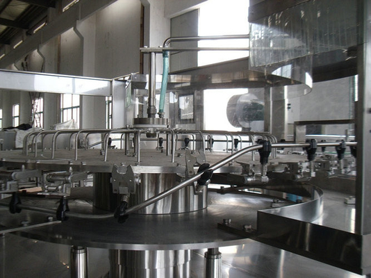 Auto 4 In 1 Washing Filling Filling Capping Machine for Tea , Milk , Fruit Juice