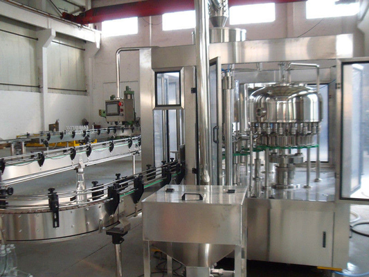 12000 B/h Auto and High Speed  Water Bottle Filling Machine Can / Glass Bottle Purified