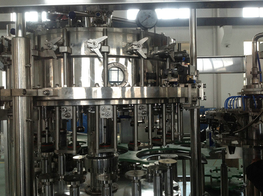 L'abitudine 3 in 1 macchina di rifornimento della birra di Monoblock per la bottiglia di vetro/può, pressione normale